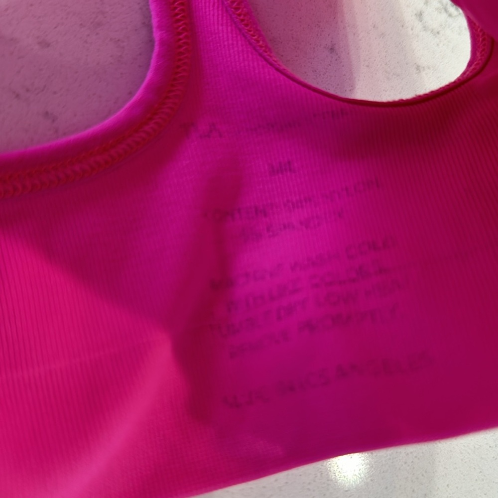 TLA morgan stewart sport Touché LA pop star pink neon seamless sports bra - Picture 11 of 12